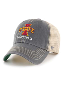 47 Iowa State Cyclones Basketball Trawler Adjustable Hat - Charcoal