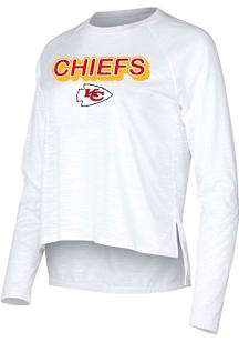 Concepts Sport Kansas City Chiefs Womens White Infuse Loungewear Sleep Shirt
