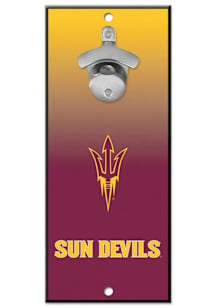 Arizona State Sun Devils 5x11 Wood Sign Sign - Maroon