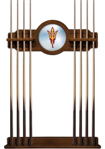 Arizona State Sun Devils Pitchfork Solid Wood Cue Rack Pool Cue