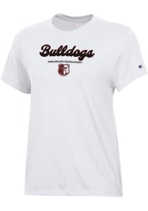 Champion Alabama A&amp;M Bulldogs Womens White Core Short Sleeve T-Shirt
