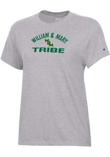 Champion William &amp; Mary Tribe Womens Grey Core Short Sleeve T-Shirt