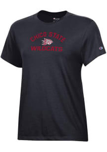 Champion CSU Chico Wildcats Womens Black Core Short Sleeve T-Shirt