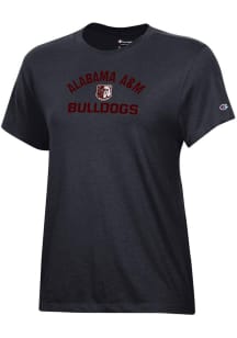 Champion Alabama A&amp;M Bulldogs Womens Black Core Short Sleeve T-Shirt