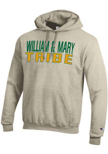 Champion William &amp; Mary Tribe Mens Brown Powerblend Long Sleeve Hoodie