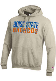 Champion Boise State Broncos Mens Brown Powerblend Long Sleeve Hoodie