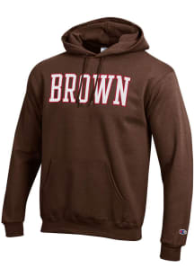 Champion Brown Bears Mens Brown Powerblend Long Sleeve Hoodie