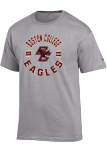 Champion Boston College Eagles Grey Jersey Short Sleeve T Shirt