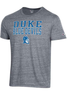 Champion Duke Blue Devils Grey Tri-Blend Short Sleeve Fashion T Shirt