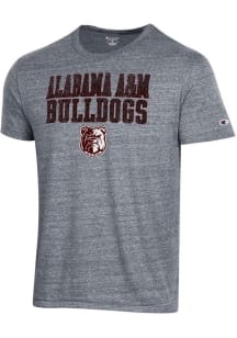 Champion Alabama A&amp;M Bulldogs Grey Tri-Blend Short Sleeve Fashion T Shirt