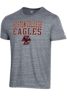 Champion Boston College Eagles Grey Tri-Blend Short Sleeve Fashion T Shirt
