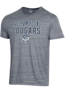 Champion BYU Cougars Grey Tri-Blend Short Sleeve Fashion T Shirt