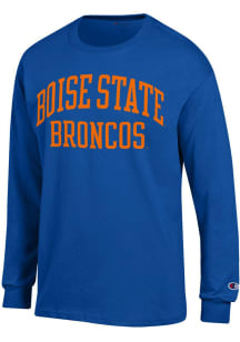 Champion Boise State Broncos Blue Jersey Long Sleeve T Shirt