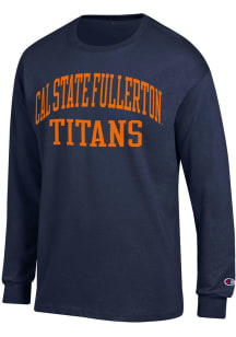 Champion Cal State Fullerton Titans Blue Jersey Long Sleeve T Shirt