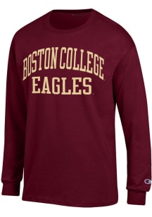 Champion Boston College Eagles Red Jersey Long Sleeve T Shirt