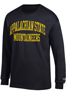 Champion Appalachian State Mountaineers Black Jersey Long Sleeve T Shirt