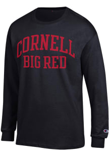 Champion Cornell Big Red Black Jersey Long Sleeve T Shirt