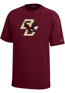 Champion Boston College Eagles Youth Red Core Short Sleeve T-Shirt