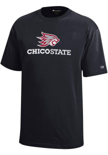 Champion CSU Chico Wildcats Youth Black Core Short Sleeve T-Shirt