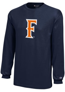 Champion Cal State Fullerton Titans Youth Blue Core Long Sleeve T-Shirt