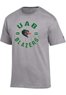 Champion UAB Blazers Grey Jersey Short Sleeve T Shirt