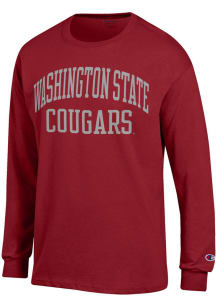 Champion Washington State Cougars Red Jersey Long Sleeve T Shirt