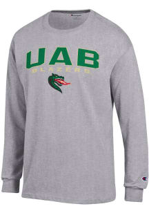 Champion UAB Blazers Grey Jersey Long Sleeve T Shirt