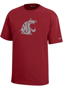 Champion Washington State Cougars Youth Red Core Short Sleeve T-Shirt