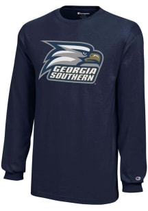 Champion Georgia Southern Eagles Youth Blue Core Long Sleeve T-Shirt