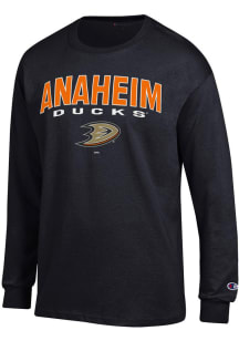 Champion Anaheim Ducks Black Jersey Long Sleeve T Shirt