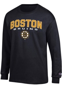 Champion Boston Bruins Black Jersey Long Sleeve T Shirt