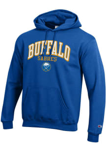 Champion Buffalo Sabres Mens Blue Powerblend Long Sleeve Hoodie