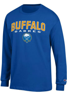 Champion Buffalo Sabres Blue Jersey Long Sleeve T Shirt