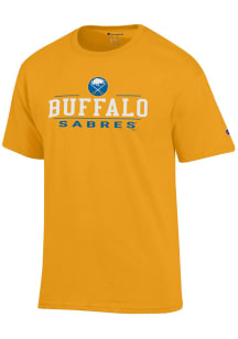 Champion Buffalo Sabres Yellow Jersey Short Sleeve T Shirt