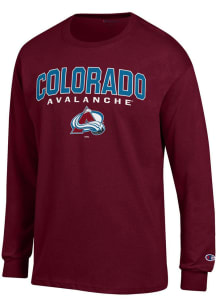 Champion Colorado Avalanche Red Jersey Long Sleeve T Shirt