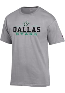 Champion Dallas Stars Grey Jersey Short Sleeve T Shirt