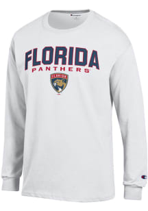 Champion Florida Panthers White Jersey Long Sleeve T Shirt