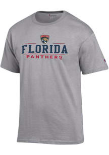 Champion Florida Panthers Grey Jersey Short Sleeve T Shirt