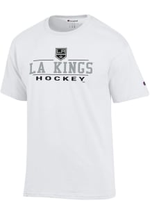 Champion Los Angeles Kings White Jersey Short Sleeve T Shirt
