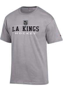 Champion Los Angeles Kings Grey Jersey Short Sleeve T Shirt