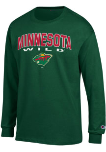 Champion Minnesota Wild Green Jersey Long Sleeve T Shirt