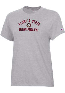 Champion Florida State Seminoles Womens Grey Core Short Sleeve T-Shirt