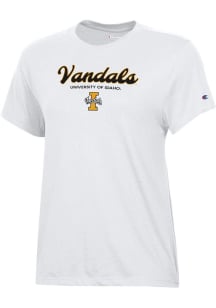 Champion Idaho Vandals Womens White Core Short Sleeve T-Shirt