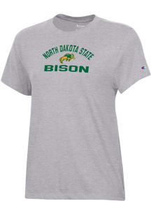 Champion North Dakota State Bison Womens Grey Core Short Sleeve T-Shirt