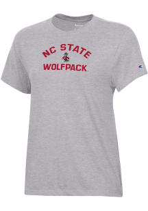 Champion NC State Wolfpack Womens Grey Core Short Sleeve T-Shirt