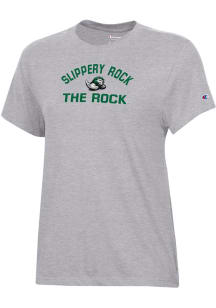 Champion Slippery Rock Womens Grey Core Short Sleeve T-Shirt