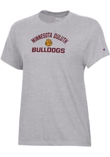 Champion UMD Bulldogs Womens Grey Core Short Sleeve T-Shirt