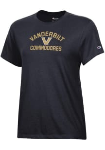 Champion Vanderbilt Commodores Womens Black Core Short Sleeve T-Shirt