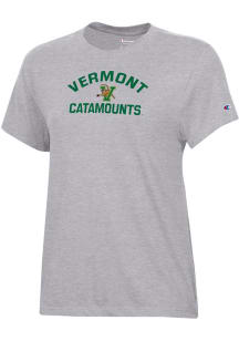 Champion Vermont Catamounts Womens Grey Core Short Sleeve T-Shirt