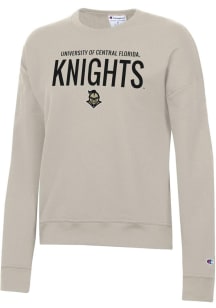 Champion UCF Knights Womens Brown Powerblend Crew Sweatshirt